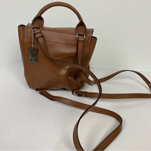 Coach Derby Brown Pebble Leather Bucket Mini Backpack Minimalist CapsuleWardrobe - Picture 2 of 14